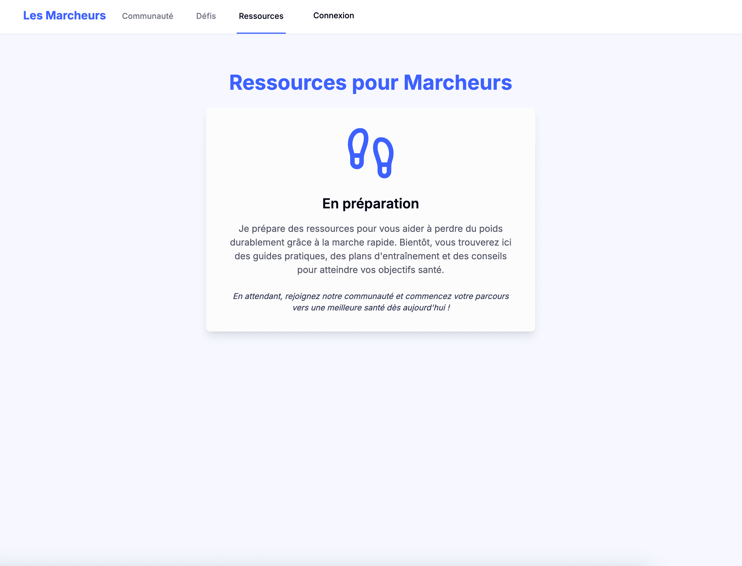 Les Marcheurs - Community Platform