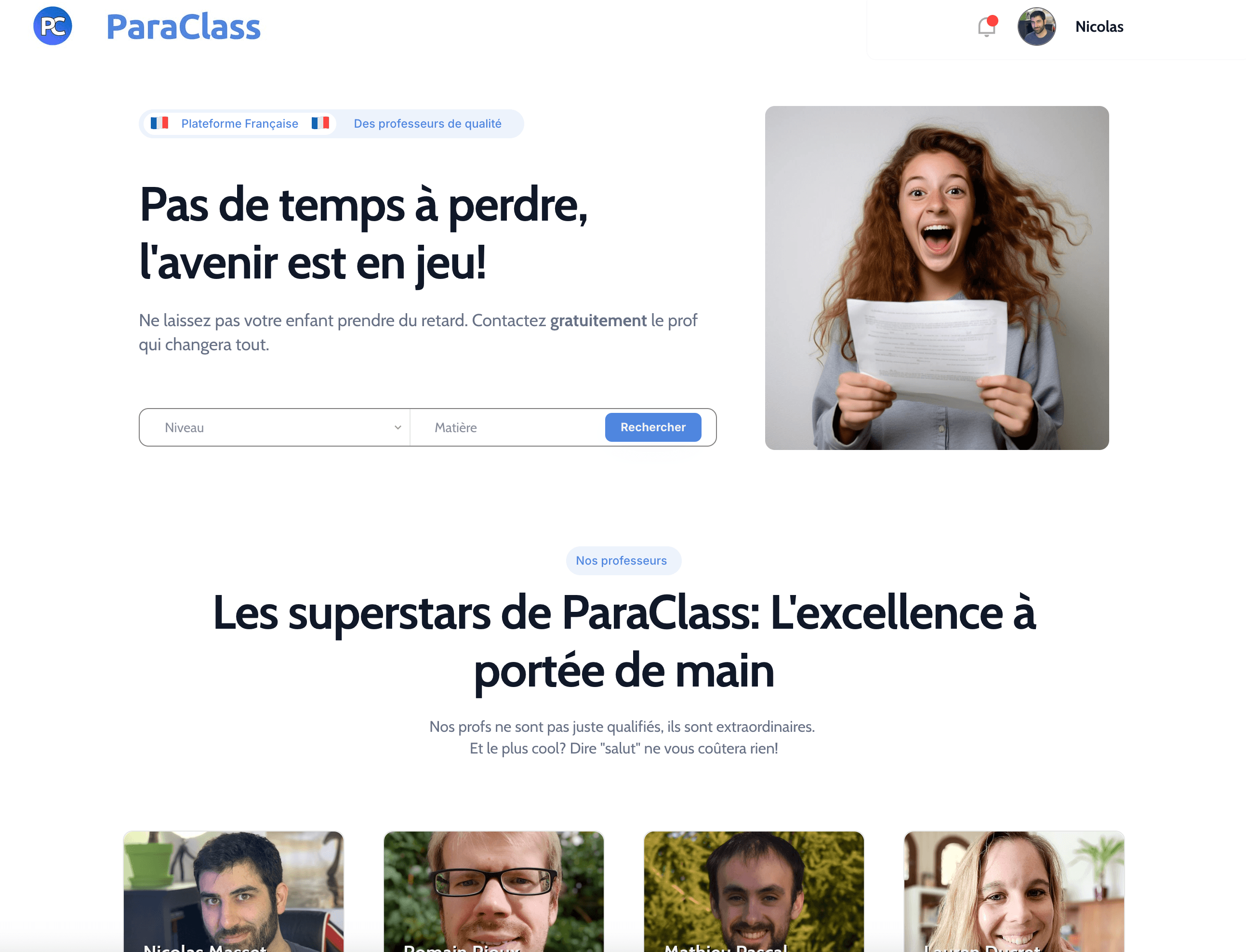 Paraclass - EdTech Marketplace